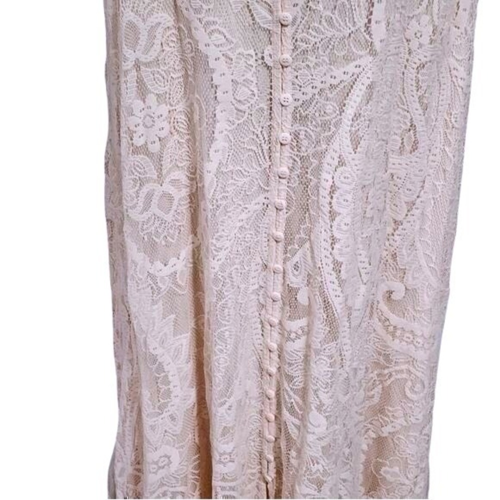 torrid Blush Pink Lace Maxi Dress - Picture 10 of 12